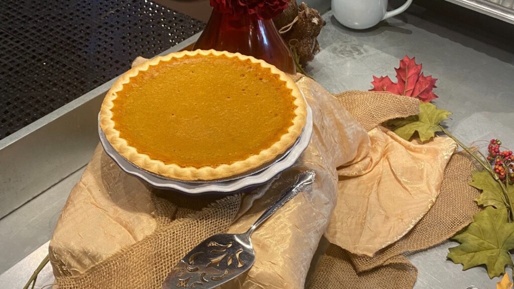 Freshly Baked Pumpkin Pie Included with Holiday Meals from Randy Peters Catering in Roseville, CA